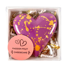 Load image into Gallery viewer, Passion Fruit Cheesecake Decadent Heart
