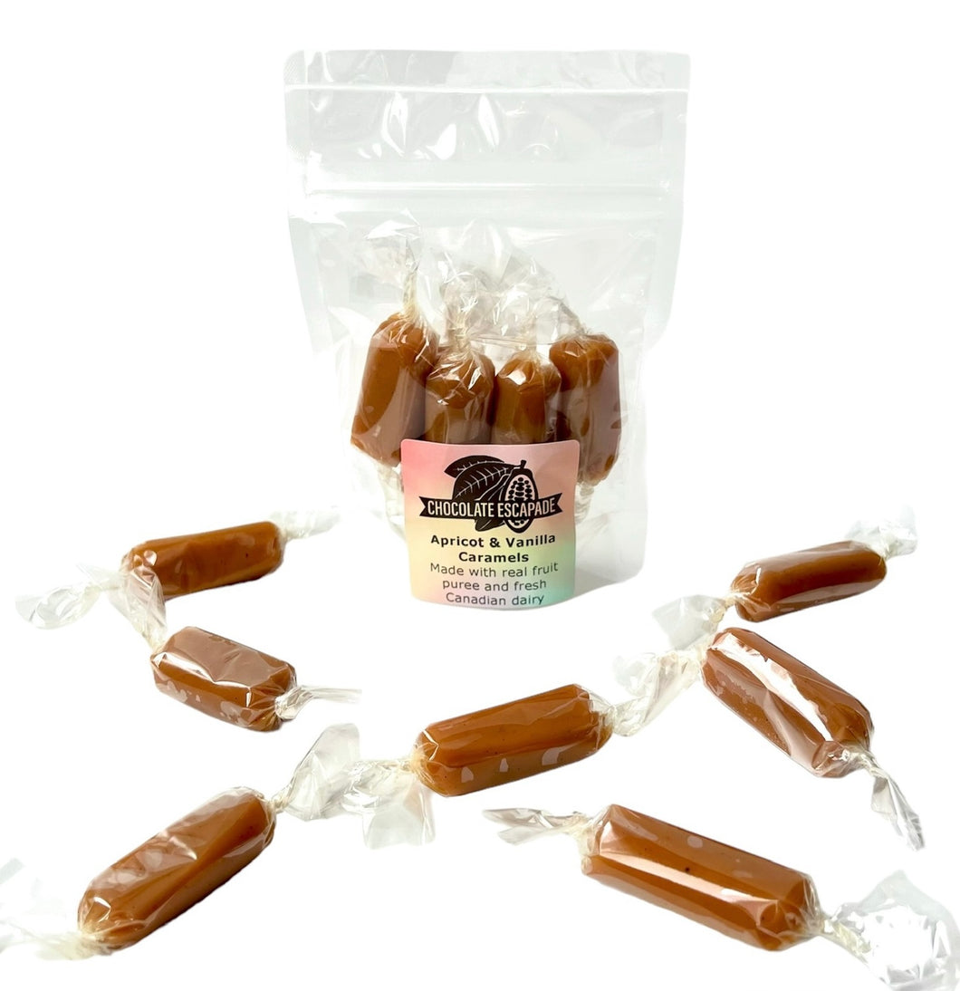 Apricot Vanilla Caramels