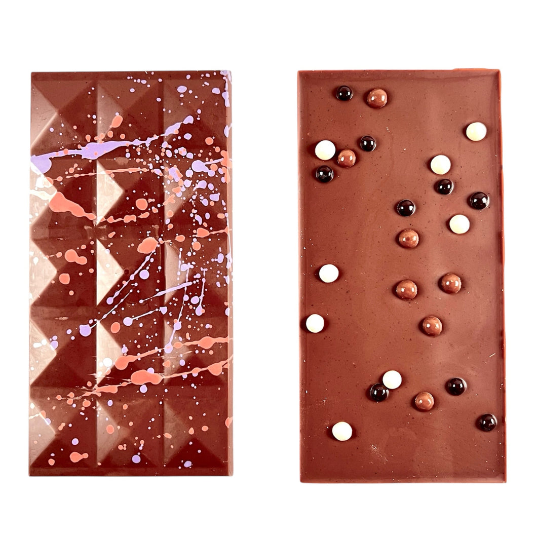 Crispy Coffee Chocolate Bar Front Back