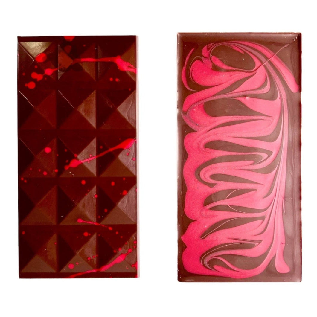 Raspberry Swirl Chocolate Bar
