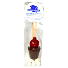 Load image into Gallery viewer, Raspberry-Dark-Chocolate-Stirrer-Marshmallows
